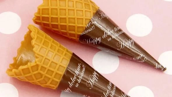 Ice cream paper cone sleeves 3 Ice cream paper cone sleeves 3