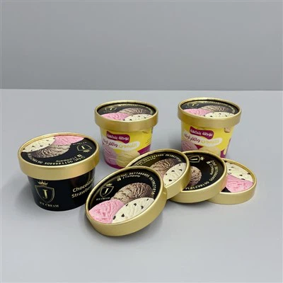 Zlatni tiskarski papir za papir za šalicu sladoleda